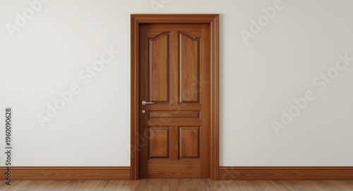 Classic hardwood door contr...