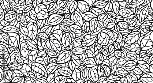 Leaf pattern rendered in gr...