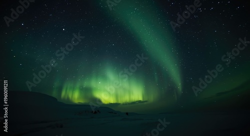magical green and white nor...