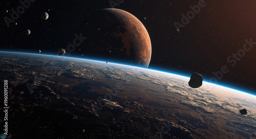 Futuristic depiction of ast...