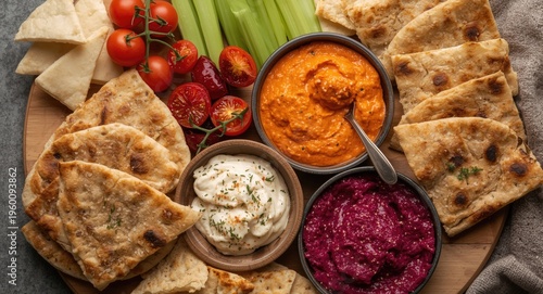 Mediterranean appetizer boa...