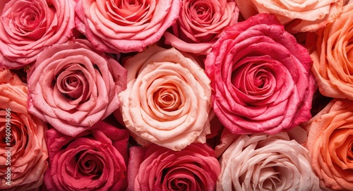 fresh rose arrangement pain...