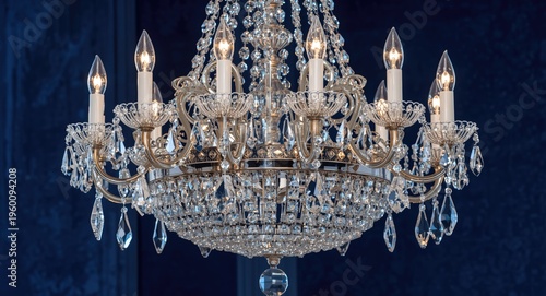 Resplendent crystal chandel...