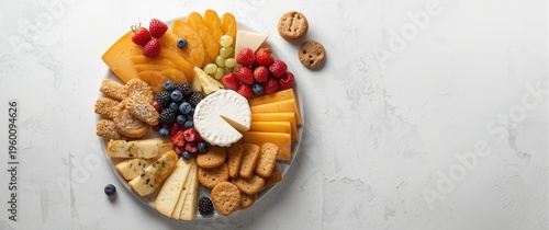 Platter of cheese varieties...