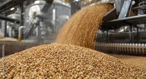 Harvest phase wheat grain l...