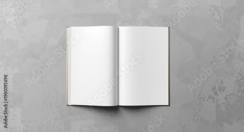 Newspaper mockup with empty...