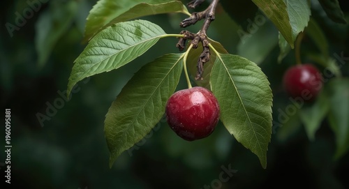 Cherry plum fruit ripening ...
