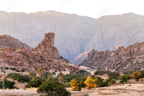 Napoleon's Hat Mountain in Tafraout, Morocco