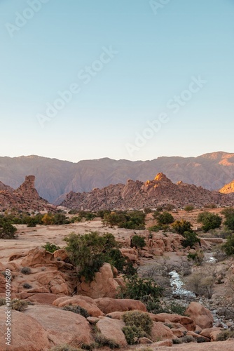 Napoleon's Hat Mountain in Tafraout, Morocco