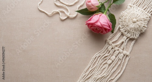 Overhead view of cotton thr...