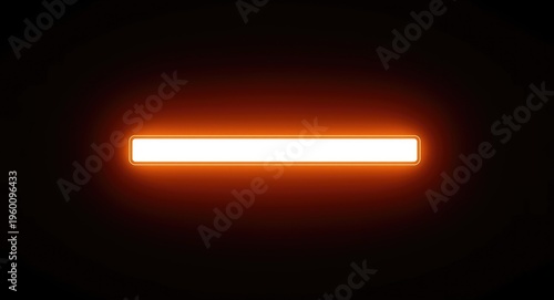 Shining neon loading bar wi...