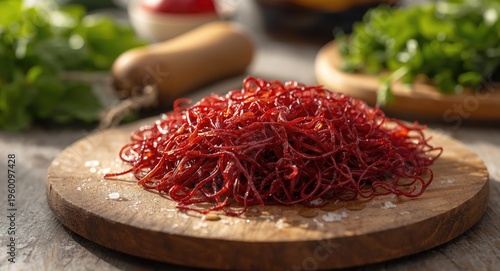 Irish moss red algae harves...
