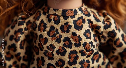 Macro shot of a doll adorne...