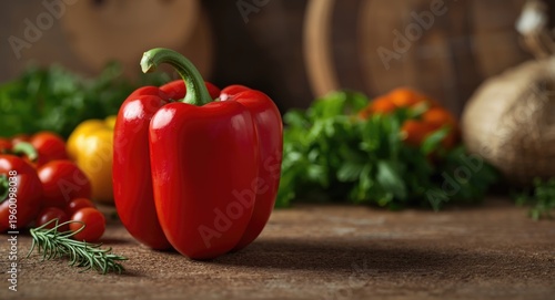 Eye catching red pepper com...