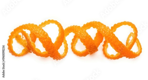 Orange peel curls with natu...
