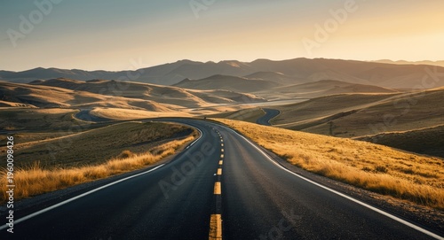 Infinite twisting road acro...