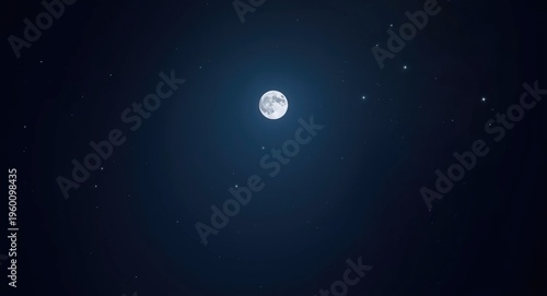 Silvery moonlight shining o...