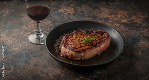 Herb and red wine infused s...
