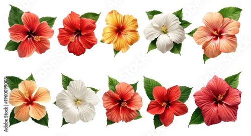 Assortment of hibiscus flow...