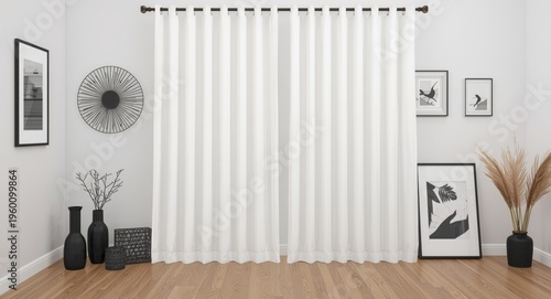 Interior room with white co...