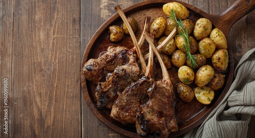 Butter honey drizzled grill...