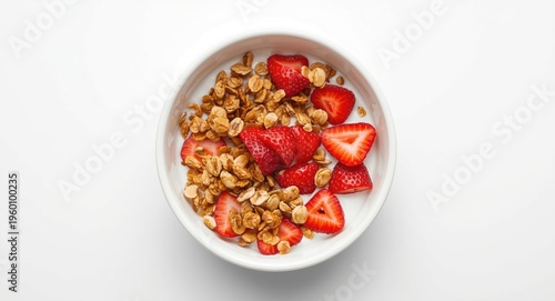 Creamy yogurt bowl mixed wi...