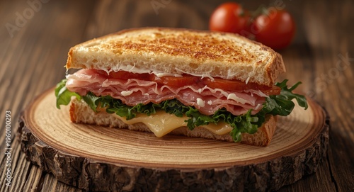 Hearty multilayer sandwich ...