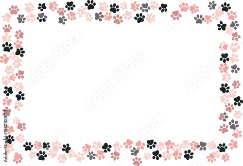 Independence day celebrations with patriotic floral border decorations