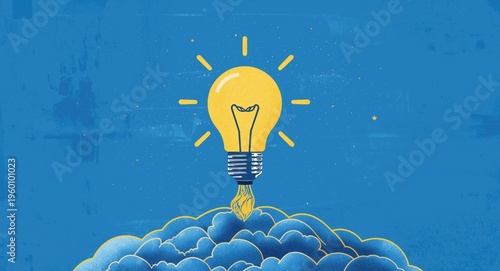 Creative idea illustrated b...