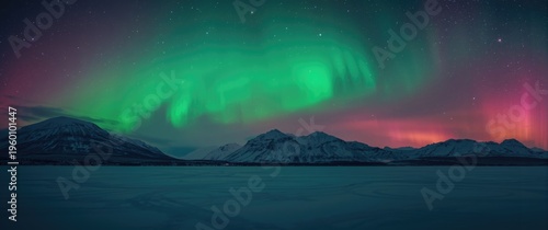 Impressive winter scenery w...