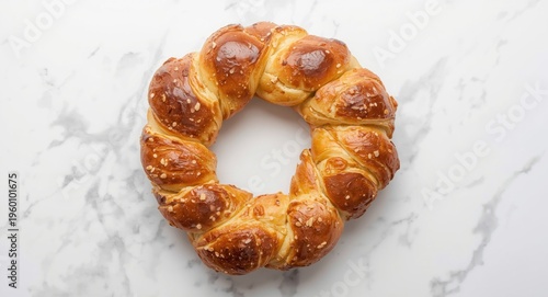 Handmade challah loaf braid...