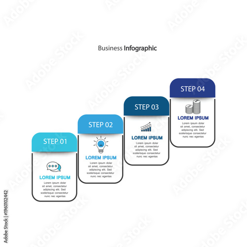 Blurry product labels illustration