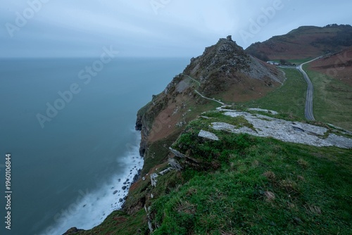 Landscape photo of the Valley of The Rocks in Exmoor National Park
