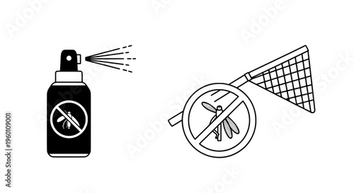 Mosquito repellent spray and net are forbidden for travel outdoors