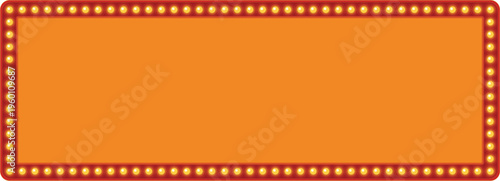 A marquee frame with a casino theme