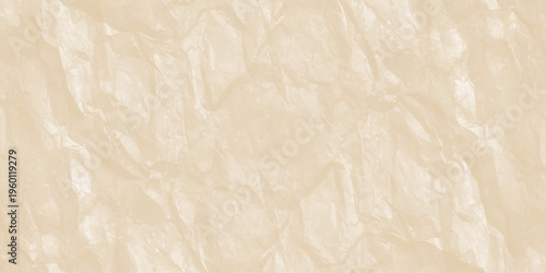 beige crumpled paper texture background with organic folds and wrinkled parchment effect for vintage minimalist design