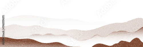  Chocolate and coffee powder, scattered cocoa on a light background. Particles of earth and dust. Brown sand texture.Top view of the cake.