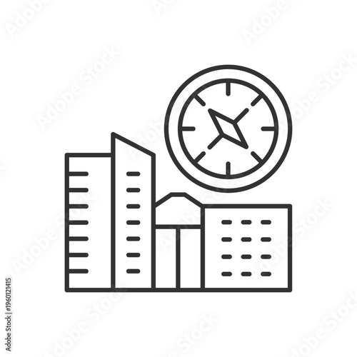 Urban Compass Icon