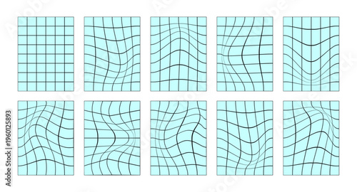 Isometric wireframe grid, blueprint base net pattern, square paper line mesh background