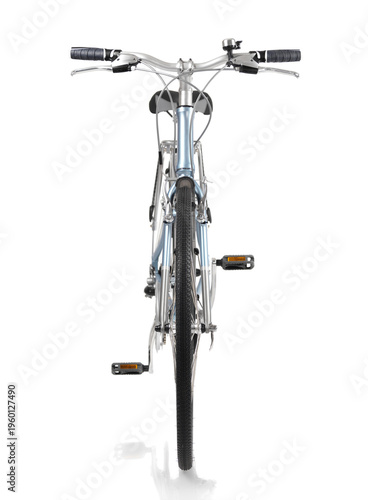 Cuadro en lienzo Classic Women's Bike front view isolated cutout on white studio background