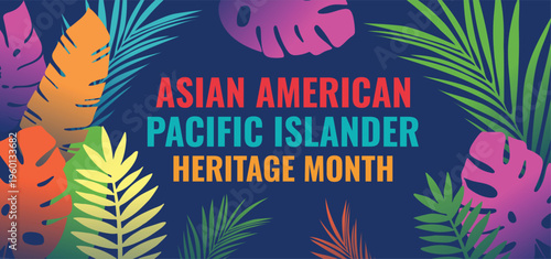Asian American Pacific Islander Heritage Month Celebration Vector Design, API Heritage Month