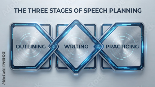 Speech Stages: Outlining  Writing  Practicing