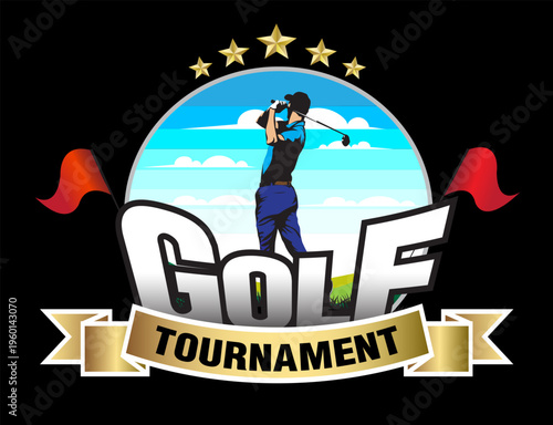 golf font logo