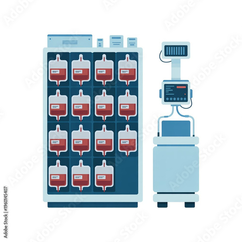 Automated Blood Bank Storage System