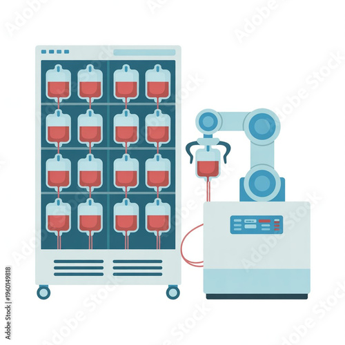 Automated Blood Bank Storage System