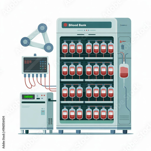 Automated Blood Bank Storage System