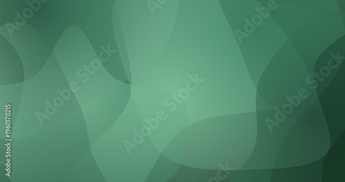 Muted green abstract background with flowing organic shapes.