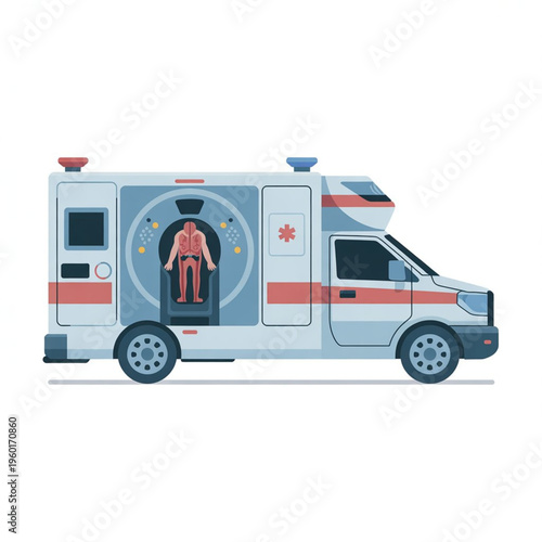 Mobile Stroke Unit CT Scanner Ambulance