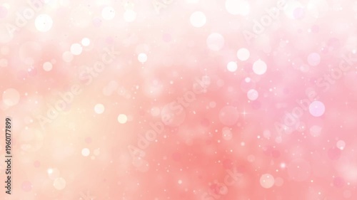 light of spring. sparkling beauty ingredients. pink glow. looping background.(150)