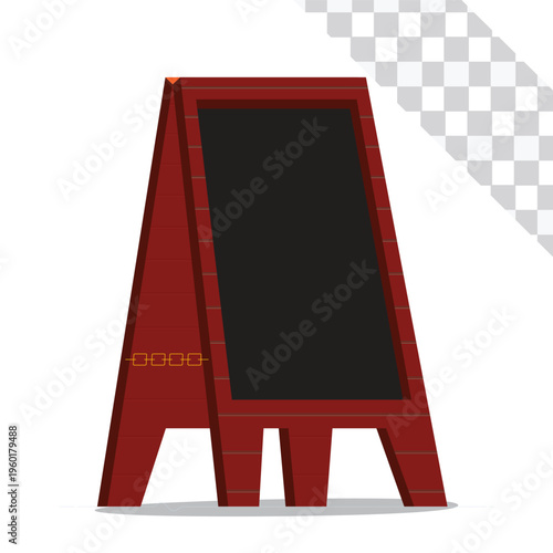Wooden Sign Board Vector Illustration Isolated on White Background